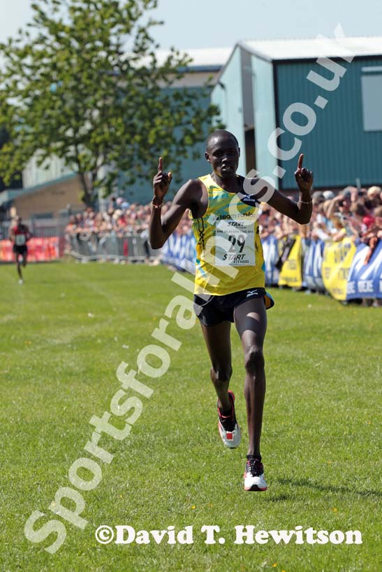Boniface Kiprob (Run Fast) wins the Blaydon Races, June 9th.